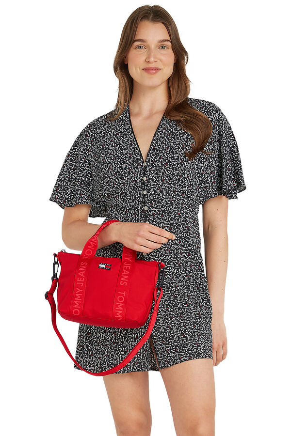 Tommy Jeans mini tote bag  red