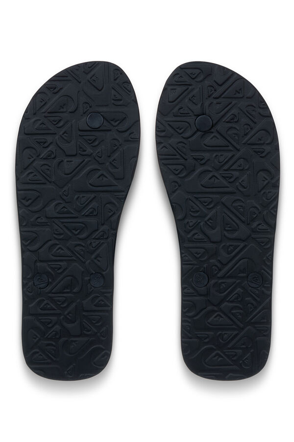 Quiksilver Chanclas con tira anat&oacute;mica negro