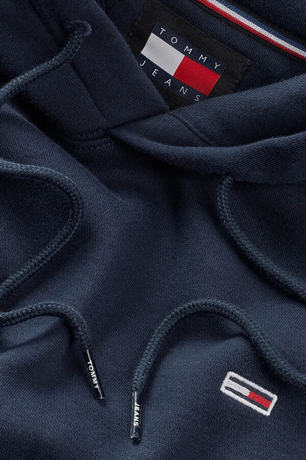 Tommy Jeans Sweatshirt masculino com capuz ajust&aacute;vel azul