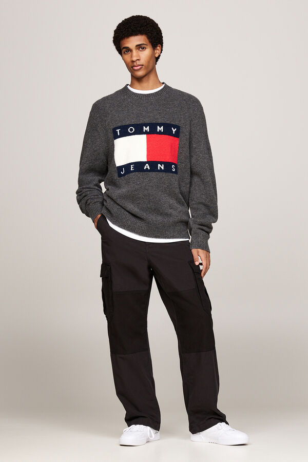 Tommy Jeans Jersey de hombre Tommy Jeans gris