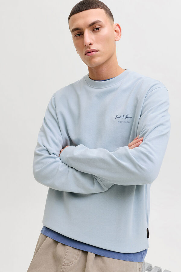Jack & Jones Sweatshirt relaxed fit azul