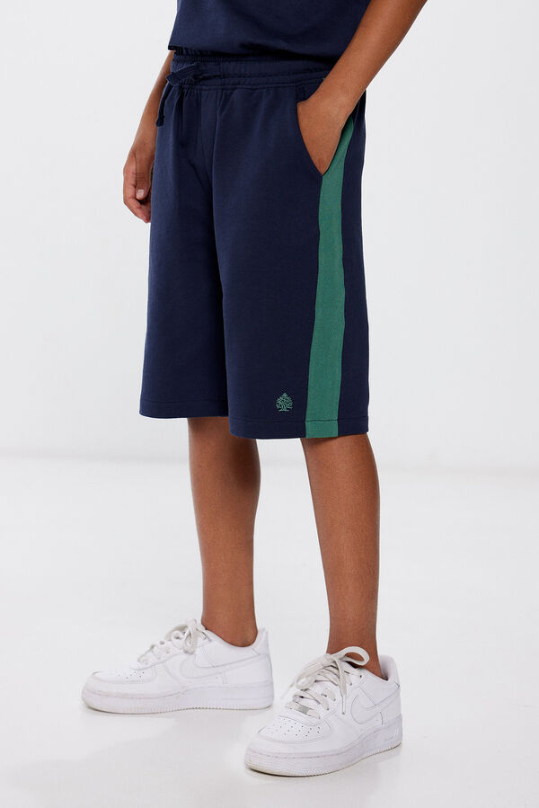 Springfield Bermudas jogger niño verde