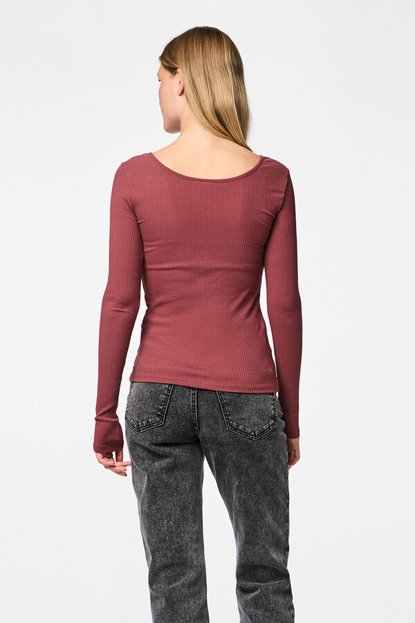 Pieces Top de canal&eacute; rojo