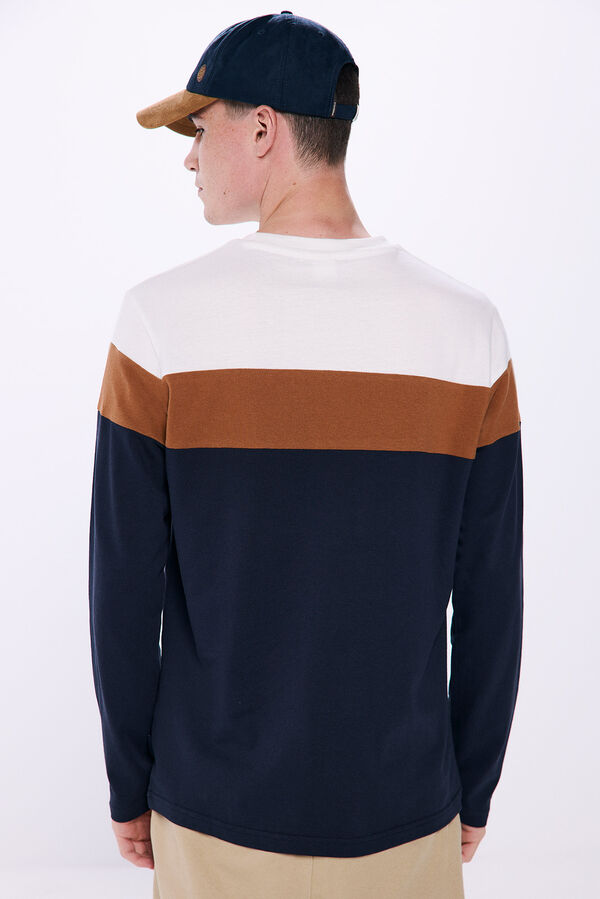 Springfield Cut long sleeve t-shirt beige