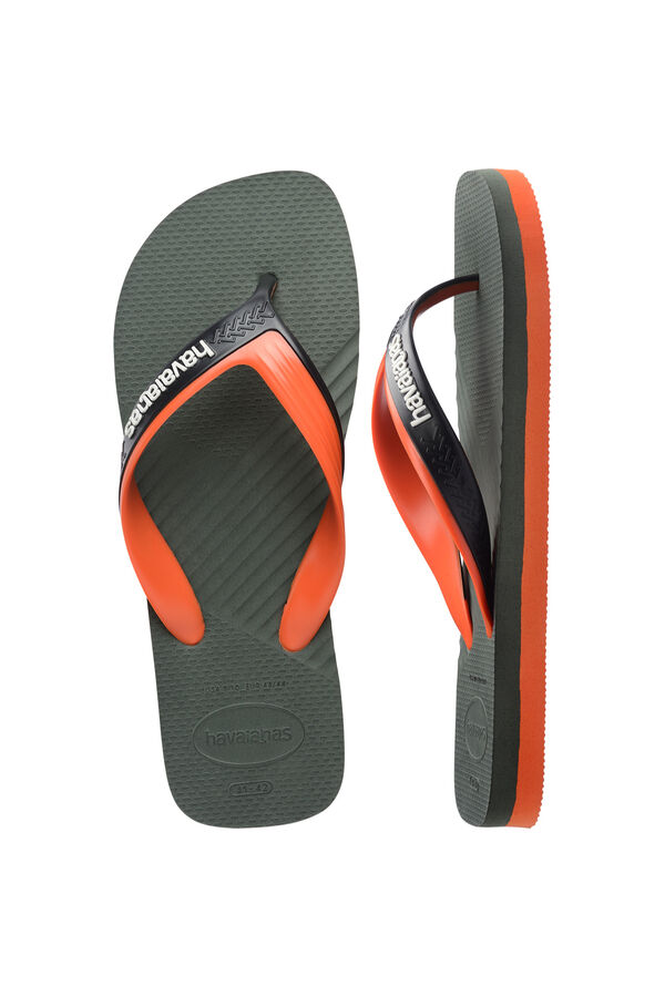 Havaianas Chanclas plataforma goma verde