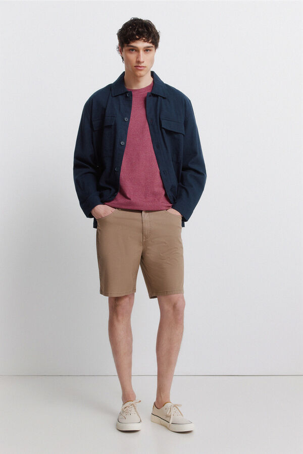 Springfield Tamna majica sa printom Bordo