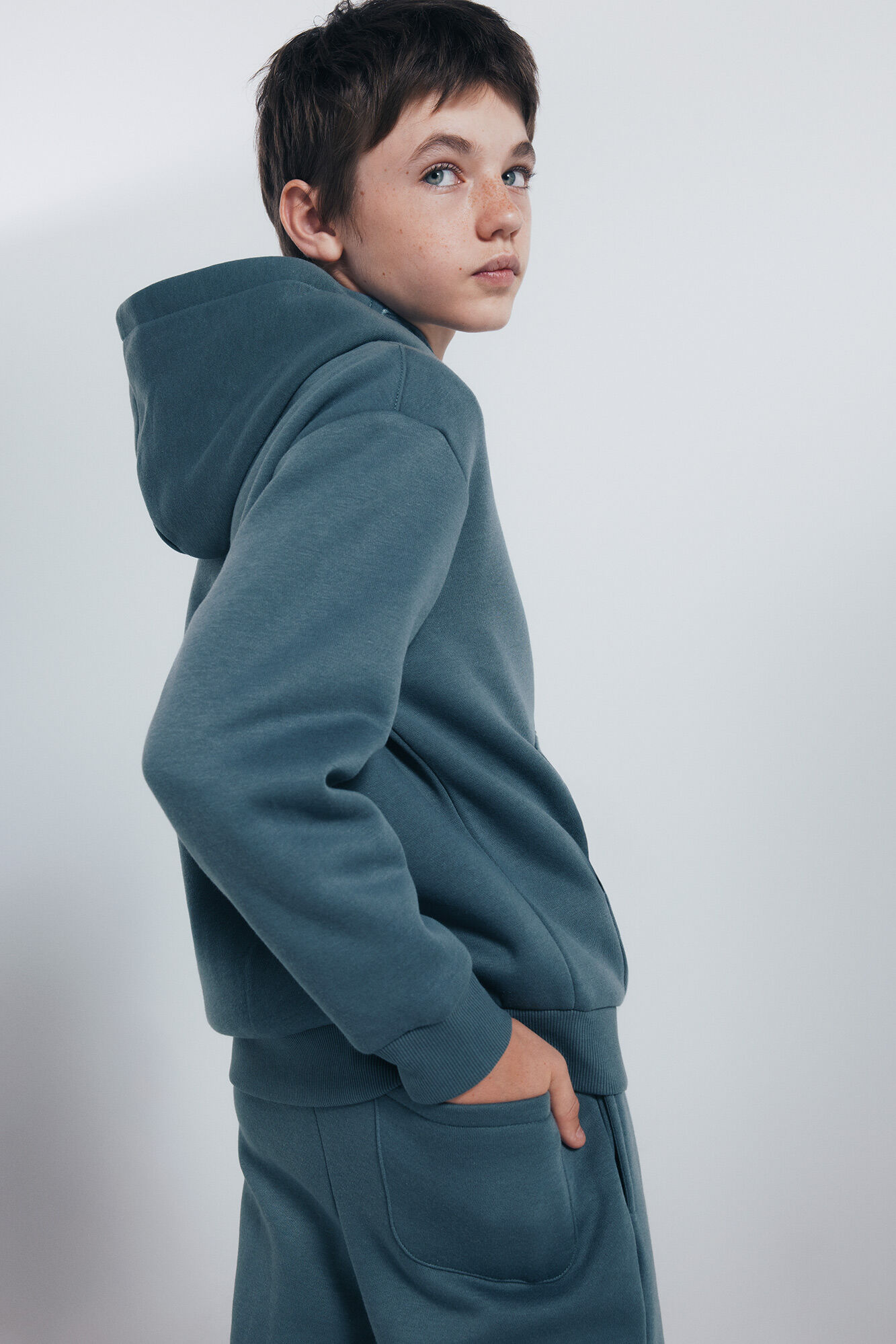 Springfield Kids Sudadera abierta con capucha ni&ntilde;o