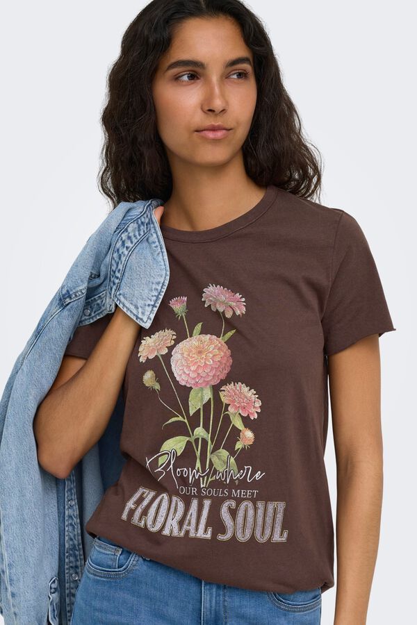 Only Printed short-sleeved T-shirt term&eacute;szetes