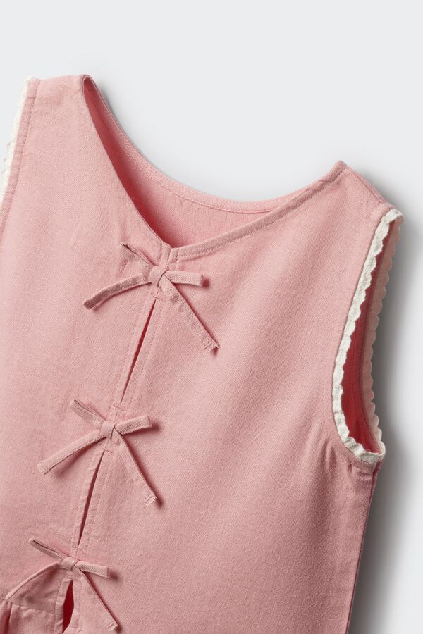 Springfield Kids Top od lana sa ma&scaron;nama za devojčice Roze