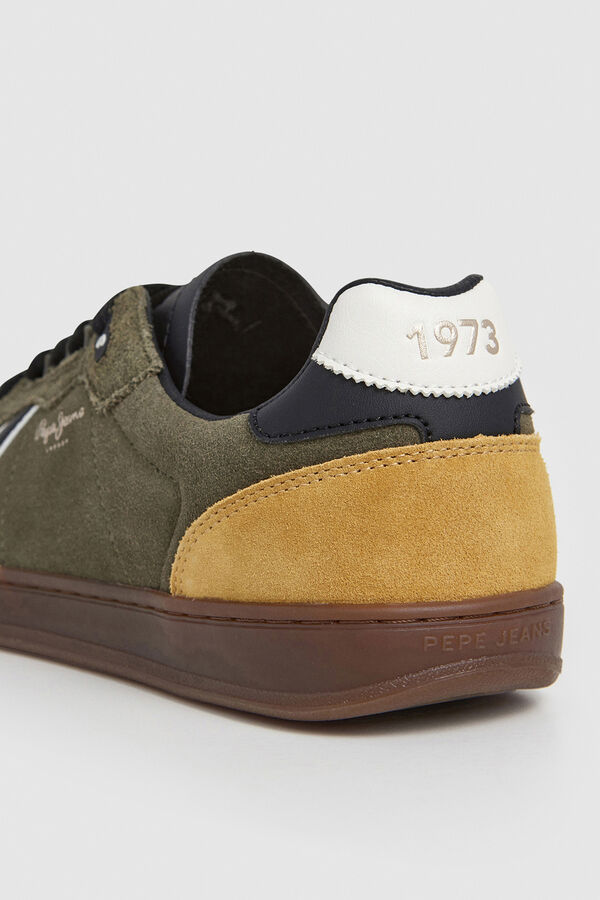 Pepe Jeans Suede Cupsole Sneakers green