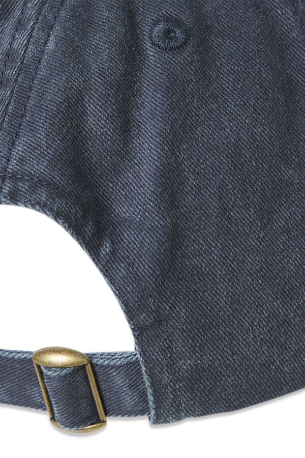 Jack & Jones Gorra b&aacute;sica con bordado azul