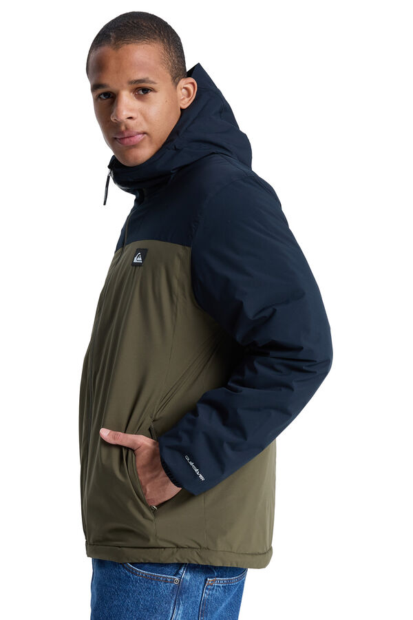 Quiksilver Jaqueta para homem impermeável Overcast 3K Insulated estampado