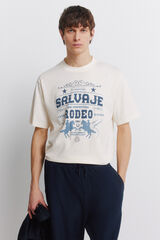 Springfield Camiseta salvaje blanco