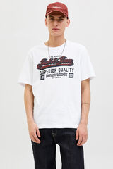 Jack & Jones Nagy log&oacute;s p&oacute;l&oacute; feh&eacute;r