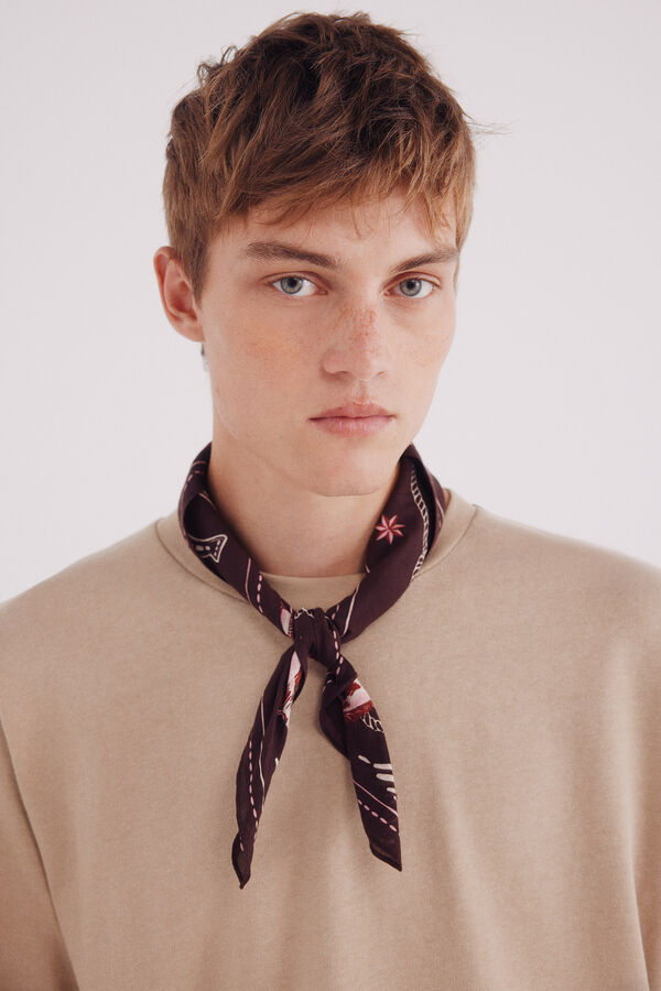 Springfield Cowboy l&oacute; fejkendő kendő term&eacute;szetes