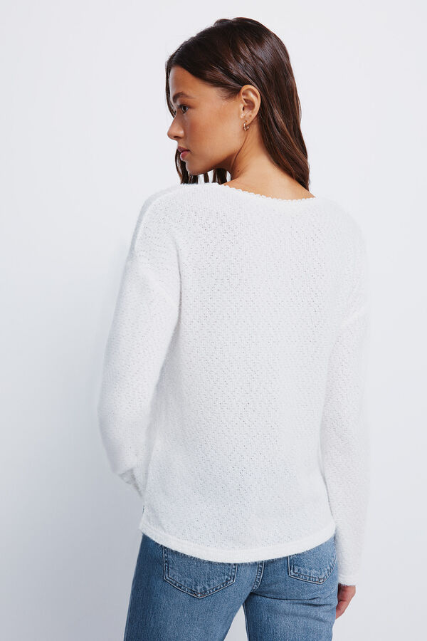 Springfield Džemper okrugli izrez Print