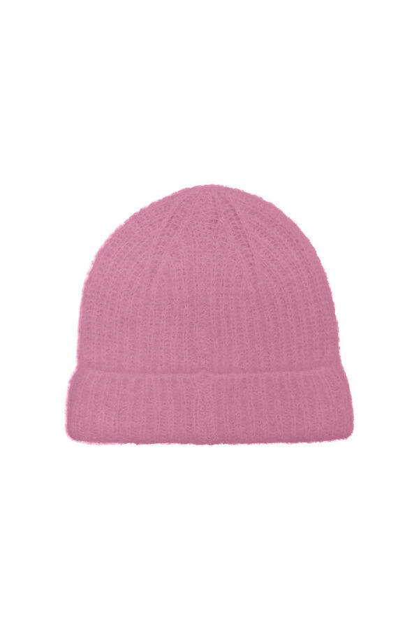 Only Girls Gorro de malha rosa