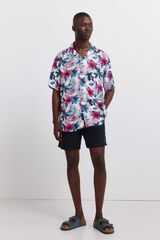 Springfield Jednobojni dugački kupaći kostim Plava