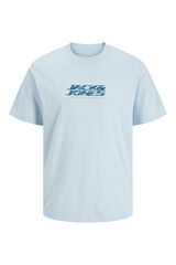 Jack & Jones T-shirt b&aacute;sica manga curta azul