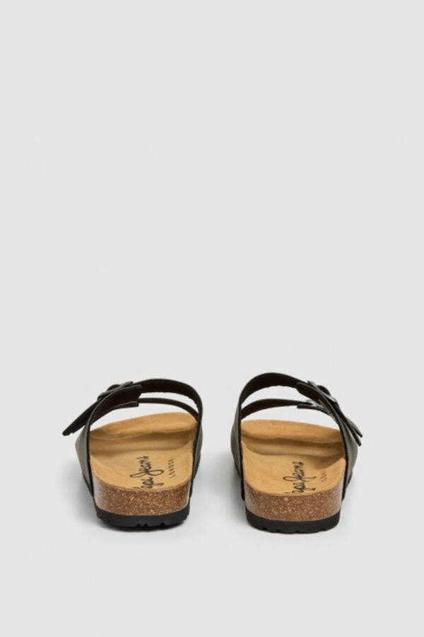 Pepe Jeans Sandalias anat&oacute;micas doble hebilla kaki