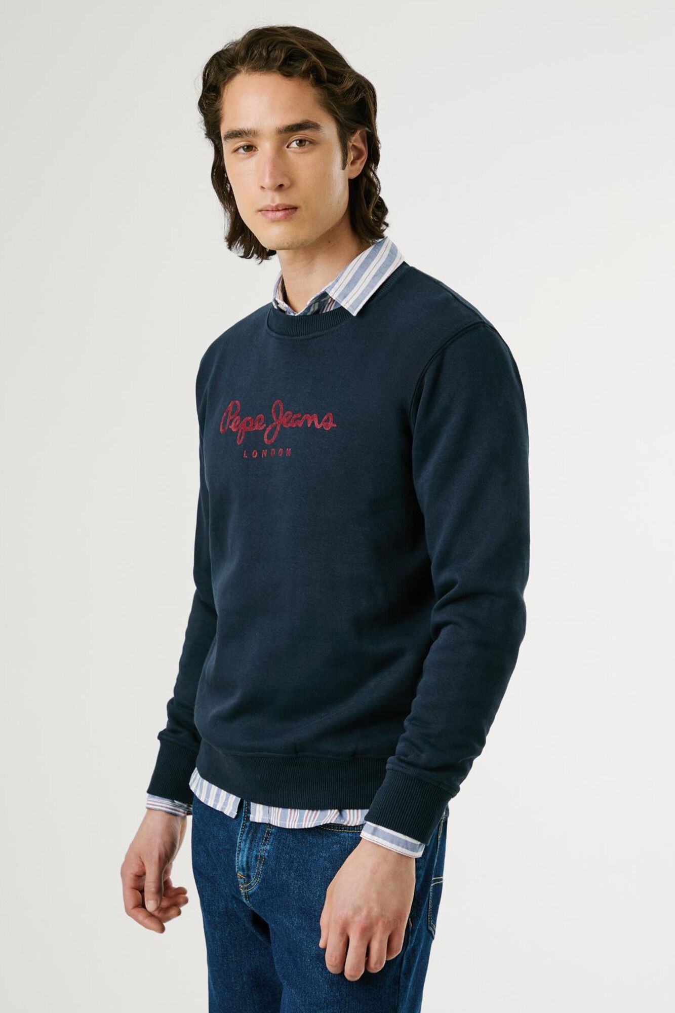 Pepe Jeans Sudadera Cuello Redondo Con Logo