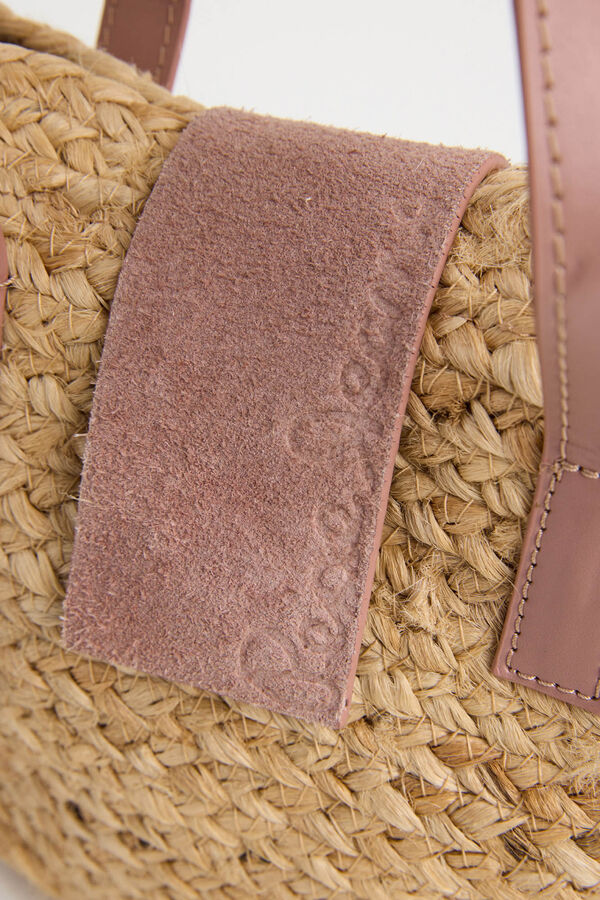 Pepe Jeans Bolsa de Palha Doce Fiona rosa