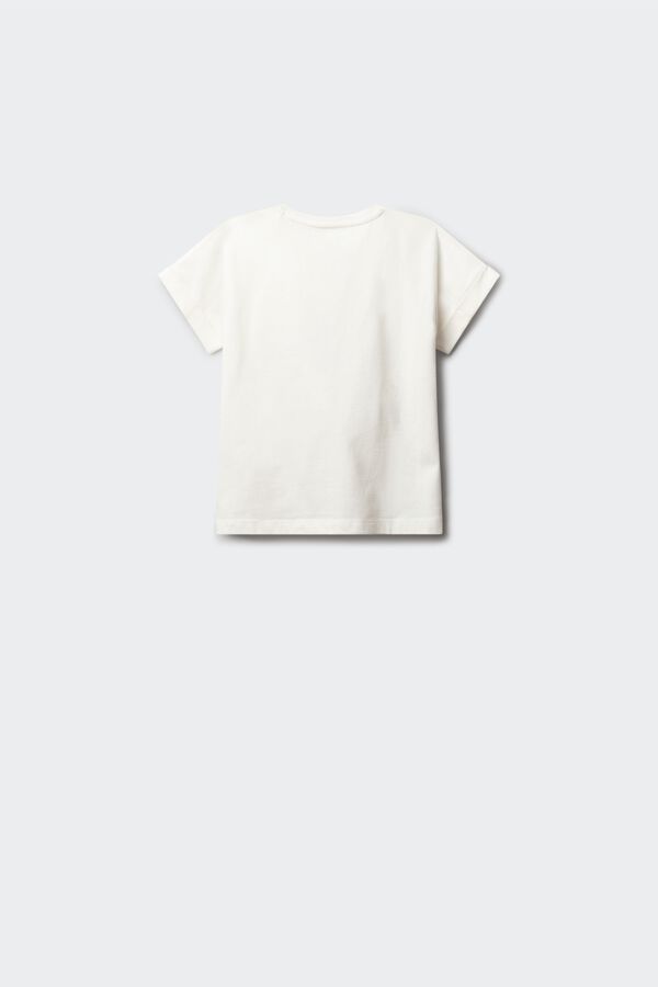 Springfield Kids Majica kratkih rukava "Snoopy" za devojčice Bež