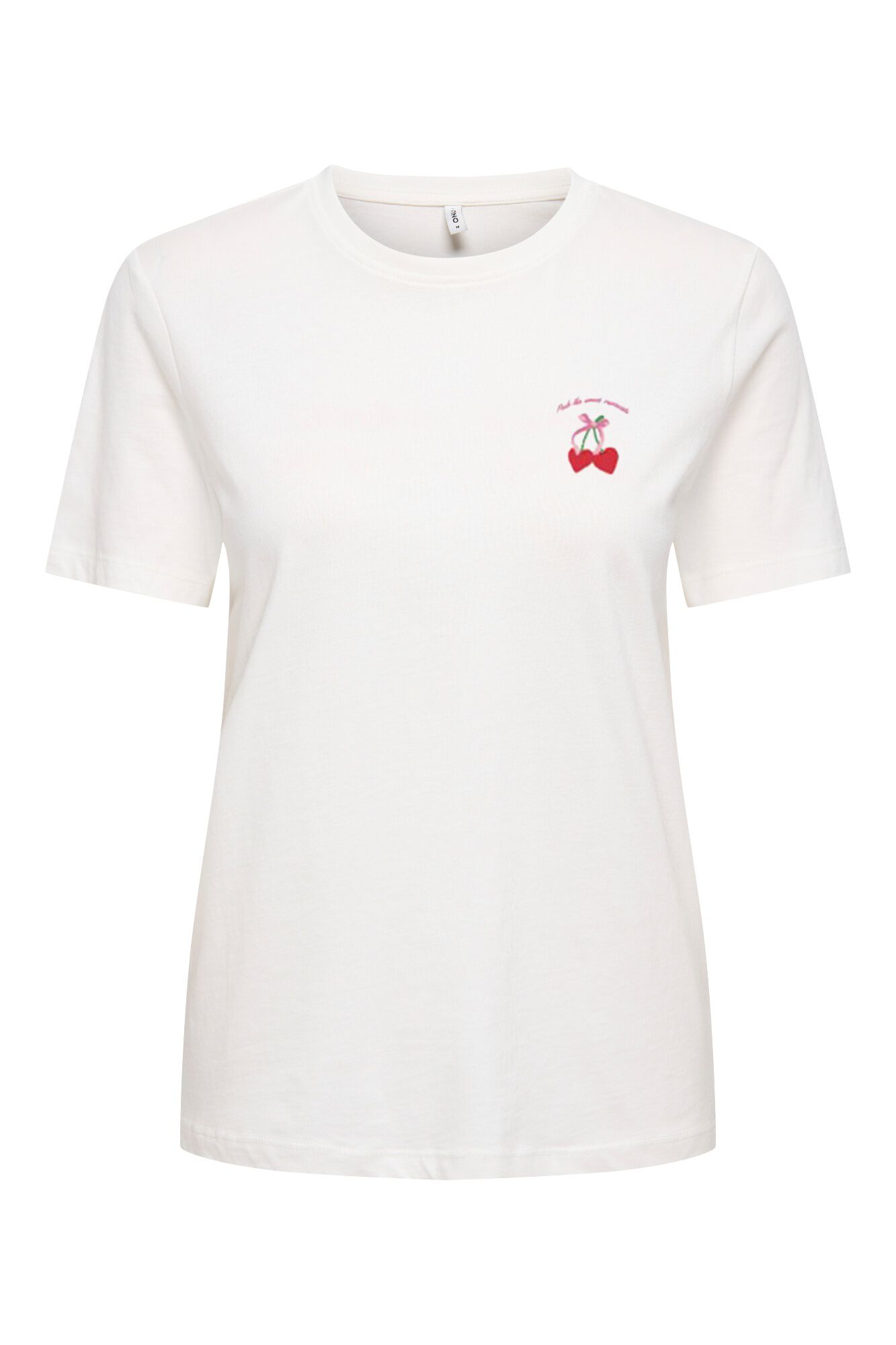 Only T-shirt b&aacute;sica de manga curta