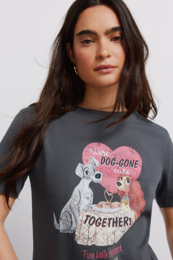 Springfield Majica kratkih rukava sa dezenom Siva