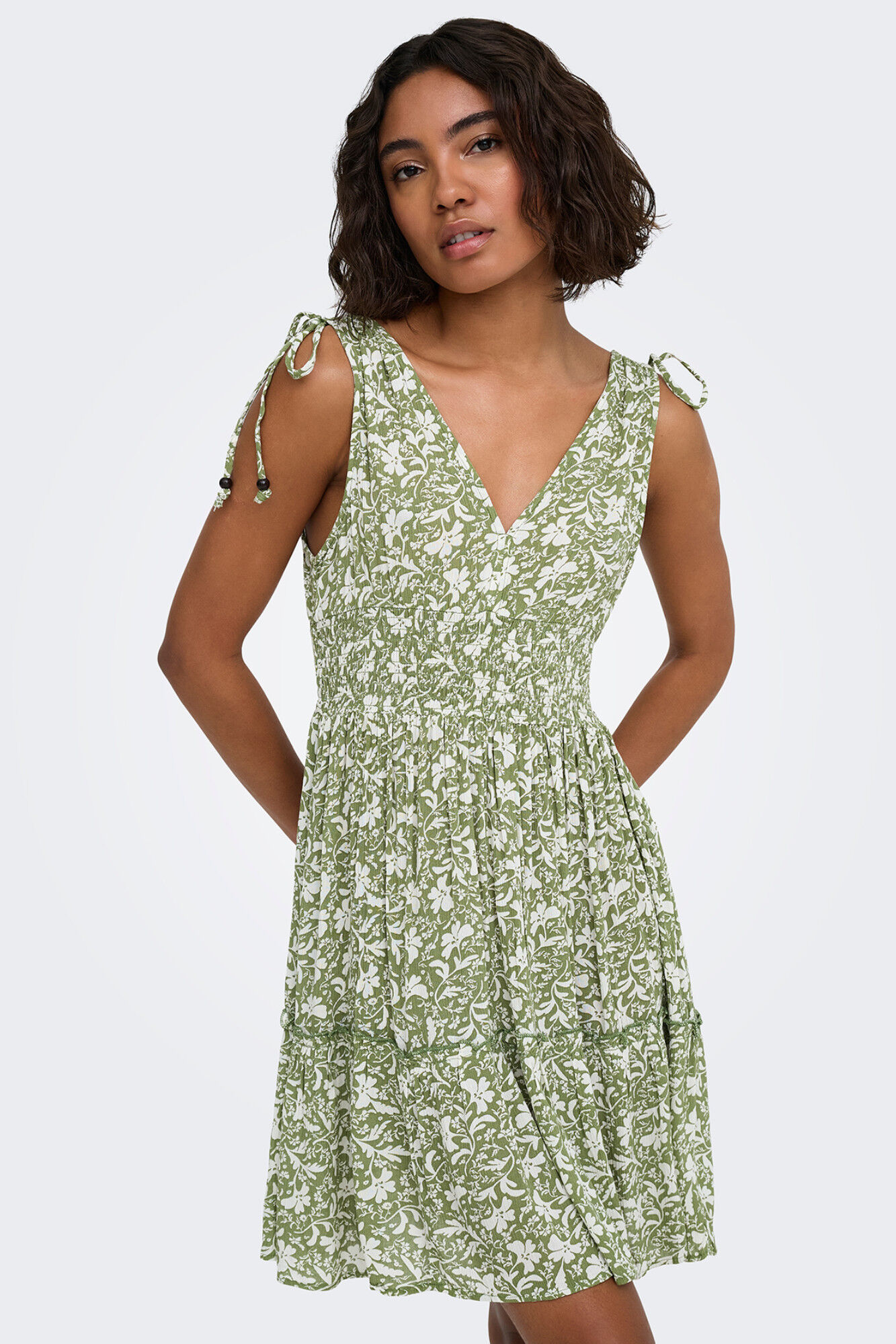 Only Vestido corto estampado floral