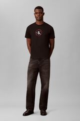 CK Jeans Camiseta easy fit negro