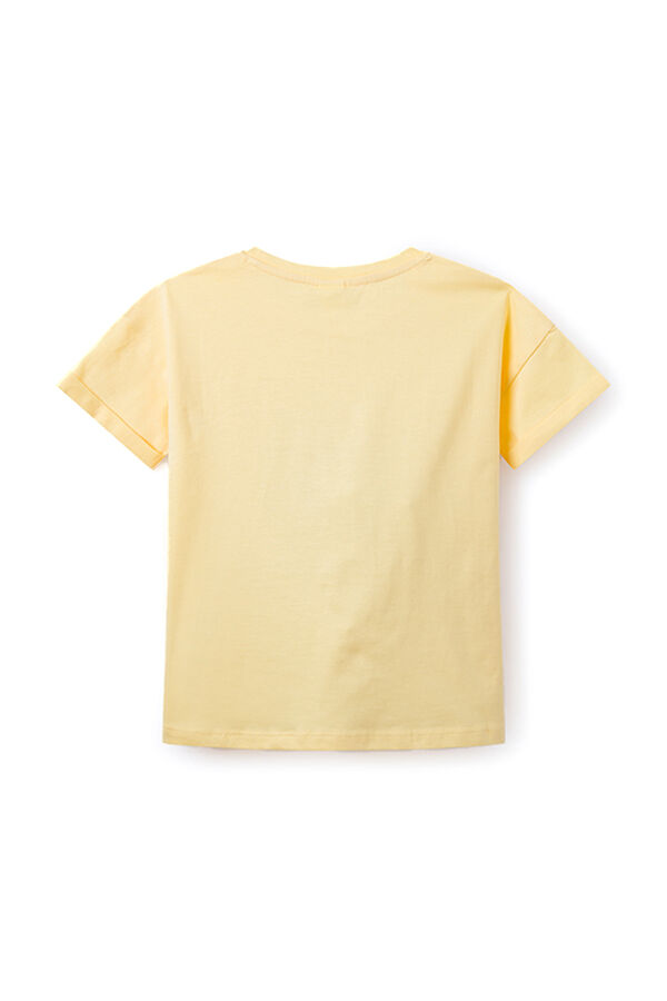 Springfield Girls' butterfly T-shirt mustard