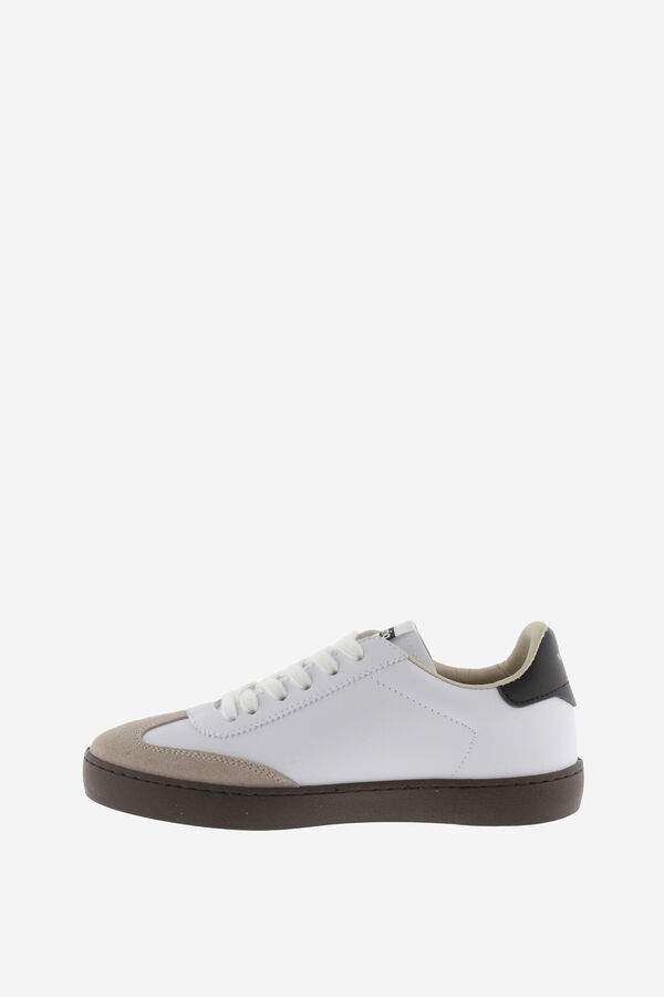 Victoria T&eacute;nis de efeito pele branco