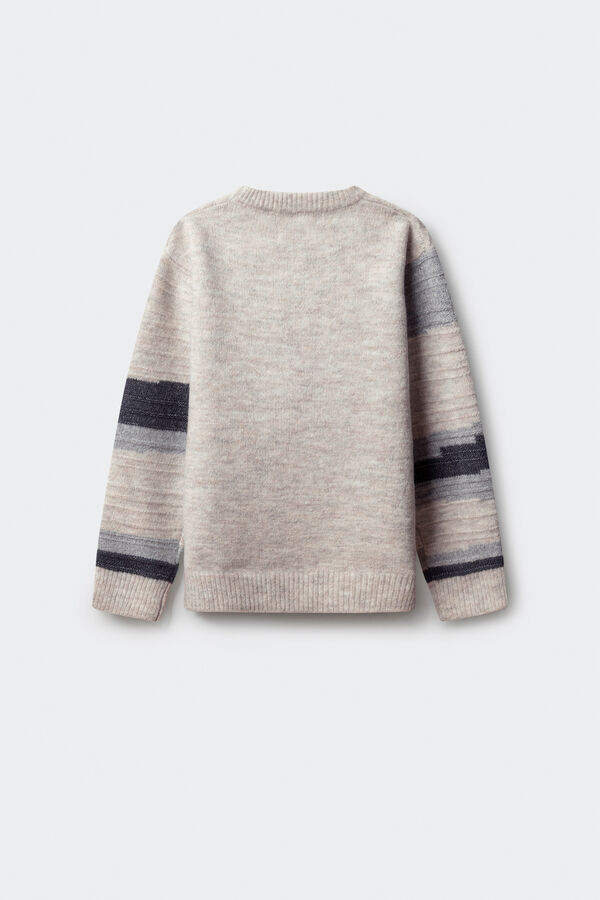 Springfield Kids Džemper sa geometrijskim figurama za dečake Plava