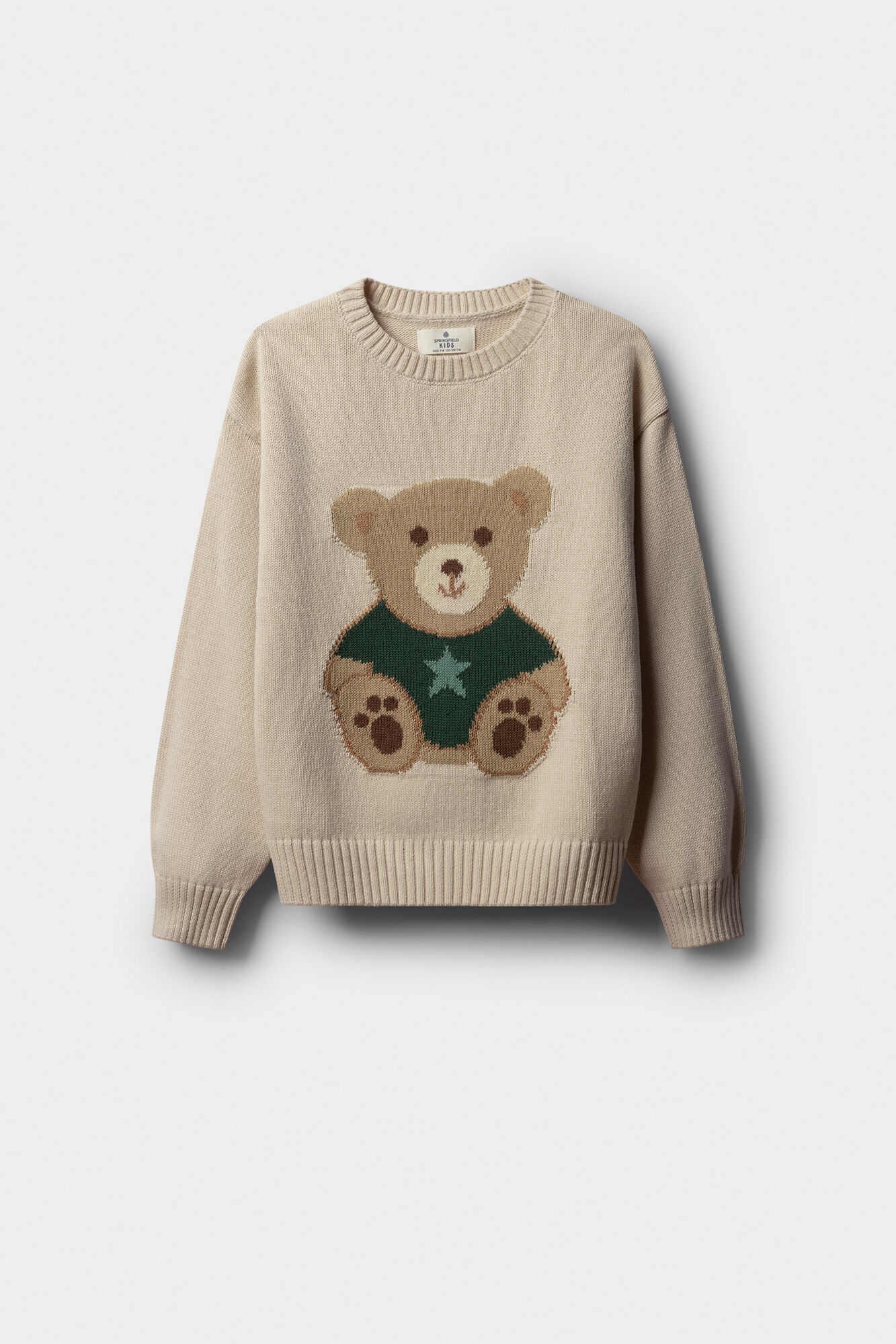 Springfield Kids Džemper sa medvedićem za devojčice