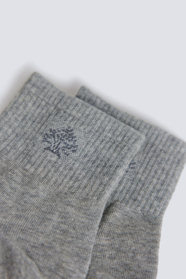 Springfield Rebraste čarape do članka Siva