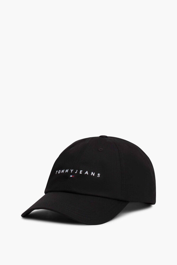 Tommy Jeans Gorra Tommy Jeans con logotipo frontal negro