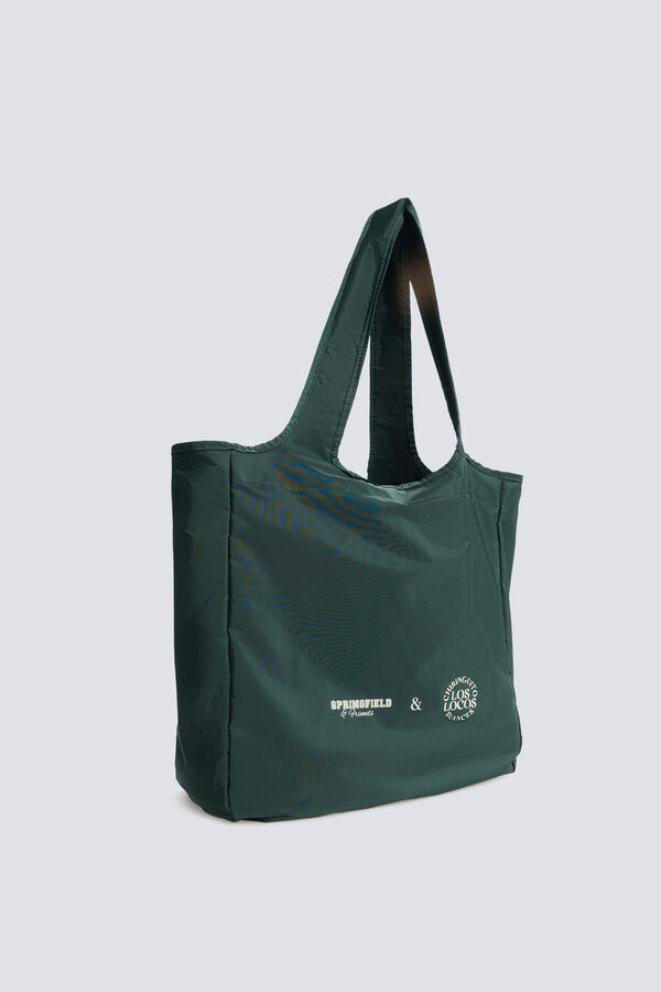 Springfield Tote bag chiringuito " los locos" verde