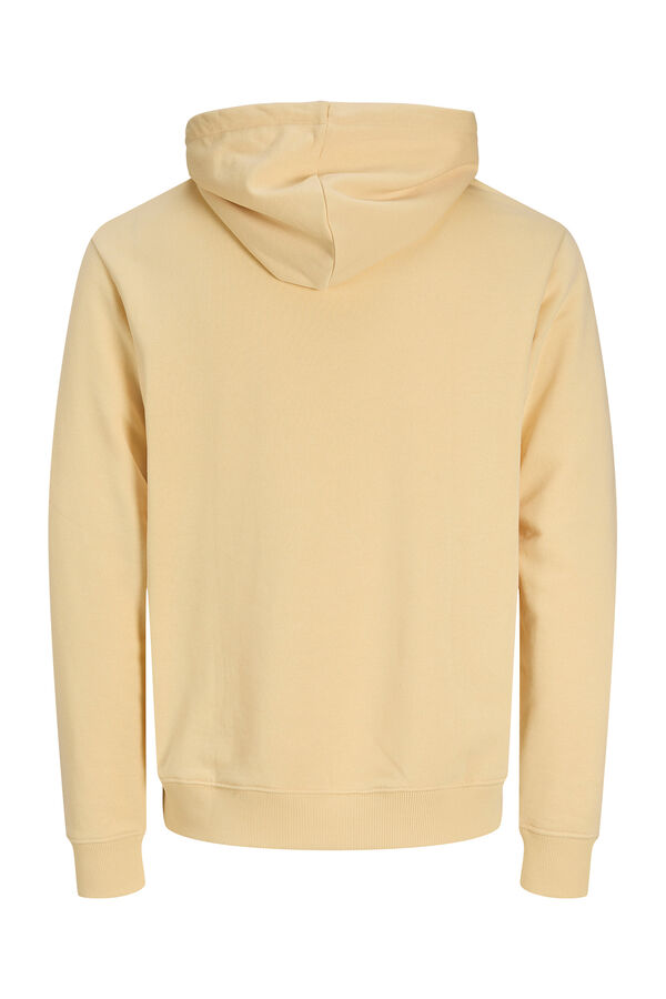 Jack & Jones Soft cotton hooded sweatshirt Žuta