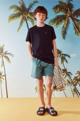 Springfield Kids Dečiji kupaći kostim sa ribicama Zelena