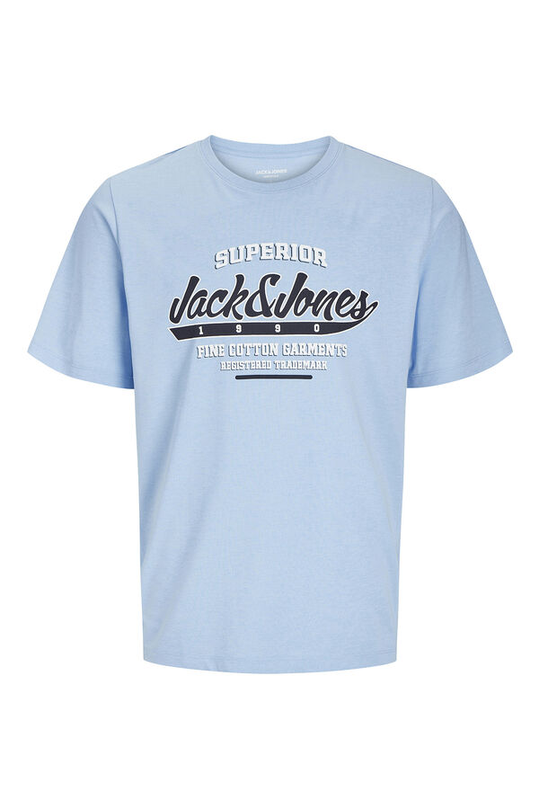 Jack & Jones Pack x3 camisetas est&aacute;ndar fit azul