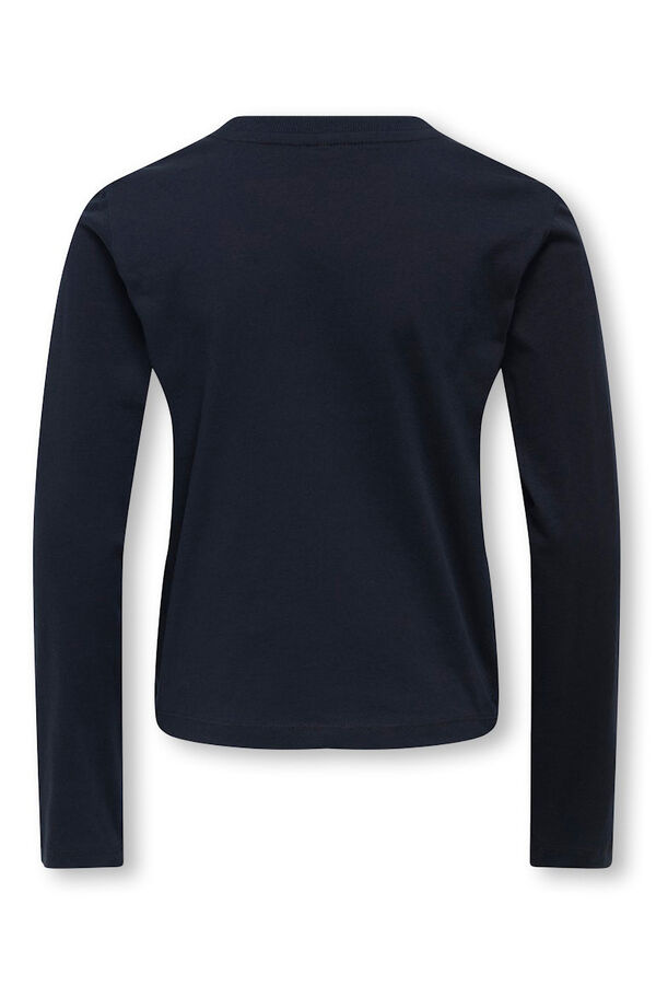 Only Girls Girl's long sleeve T-shirt bleu