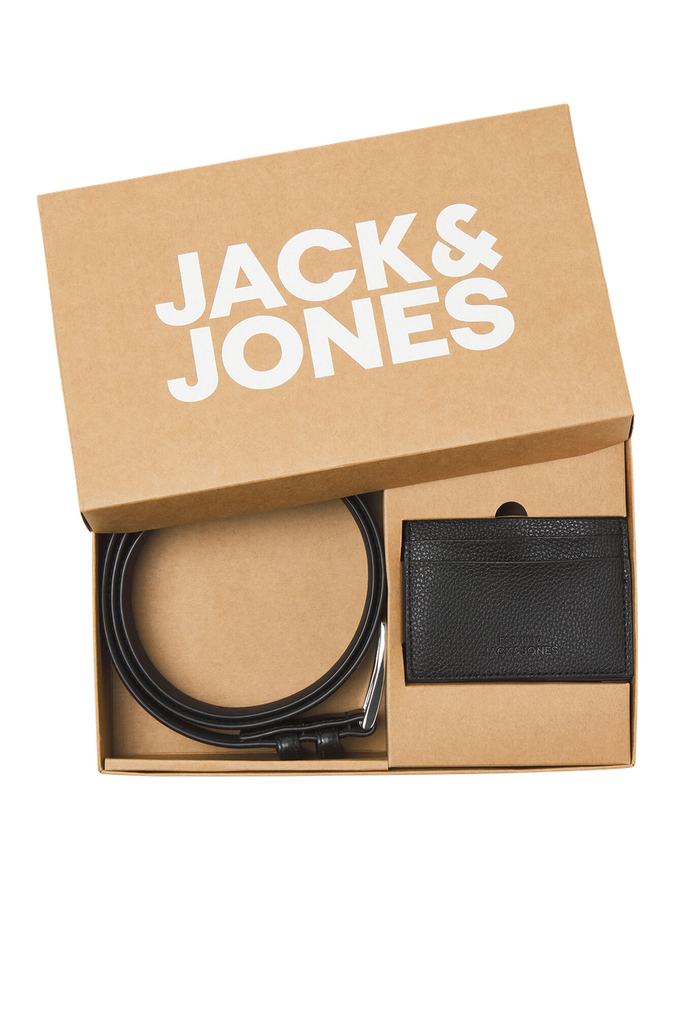 Jack & Jones Set de cintur&oacute;n y tarjetero