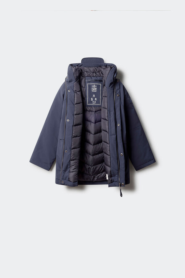Springfield Kids Navy blue parka for boys Plava