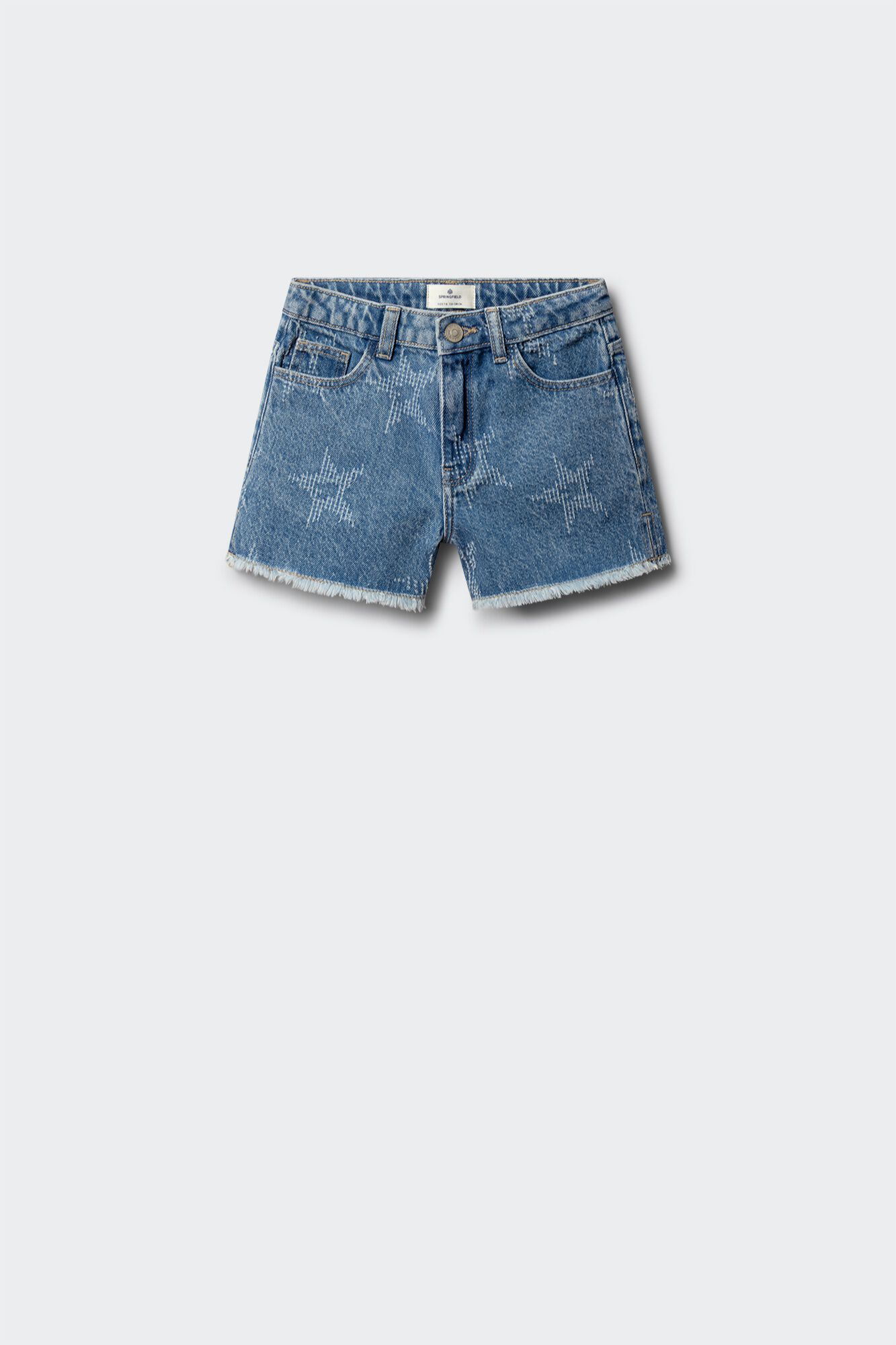 Springfield Kids Short denim estrellas ni&ntilde;a