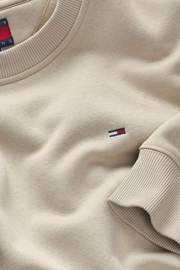 Tommy Jeans Sudadera de corte regular beige