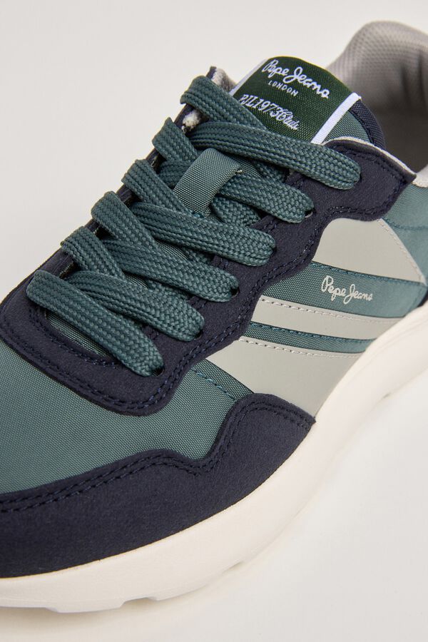 Pepe Jeans Zapatillas urbanas multimaterial azul