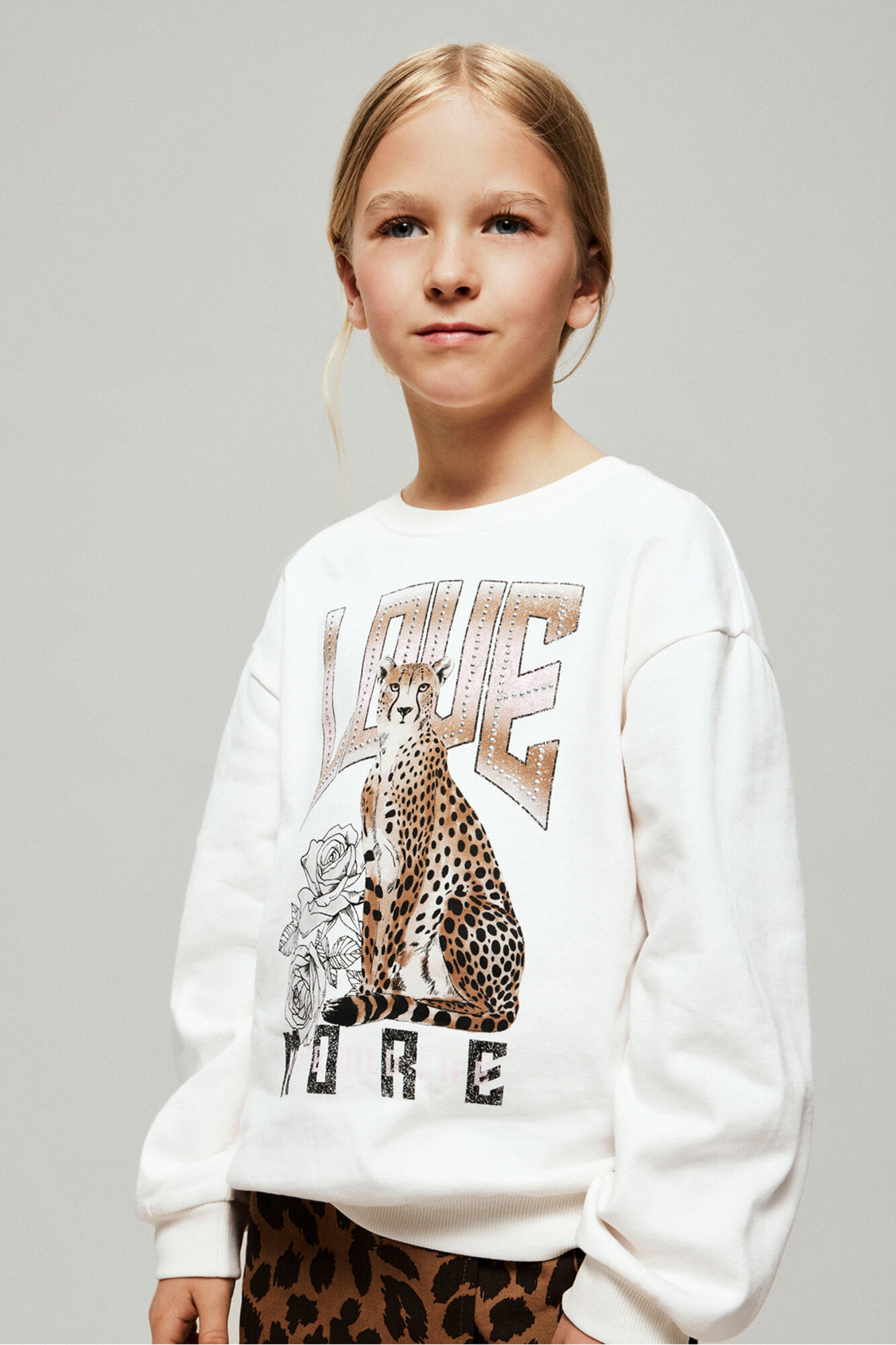 Name It Sudadera leopardo