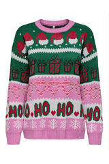 Only Jersey navide&ntilde;o rosa