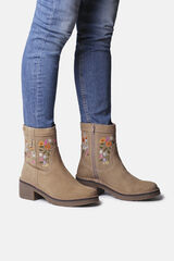 Toni Pons Bot&iacute;n de serraje beige